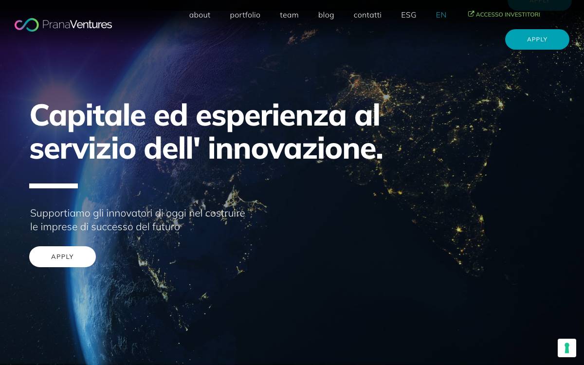 PranaVentures website preview