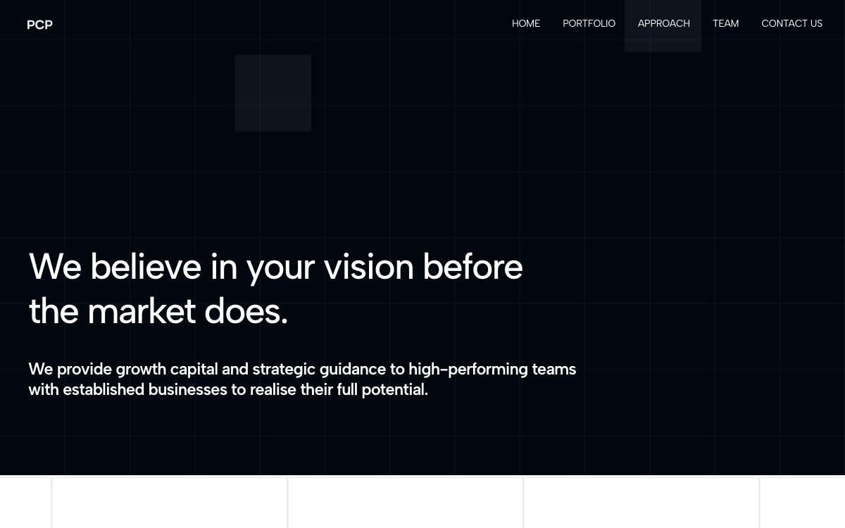 Premier Capital Partners website preview