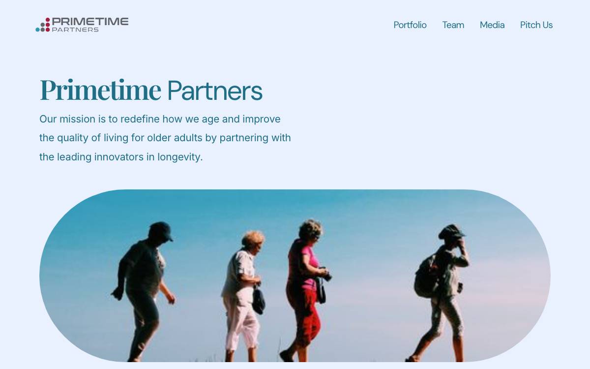Primetime Partners website preview