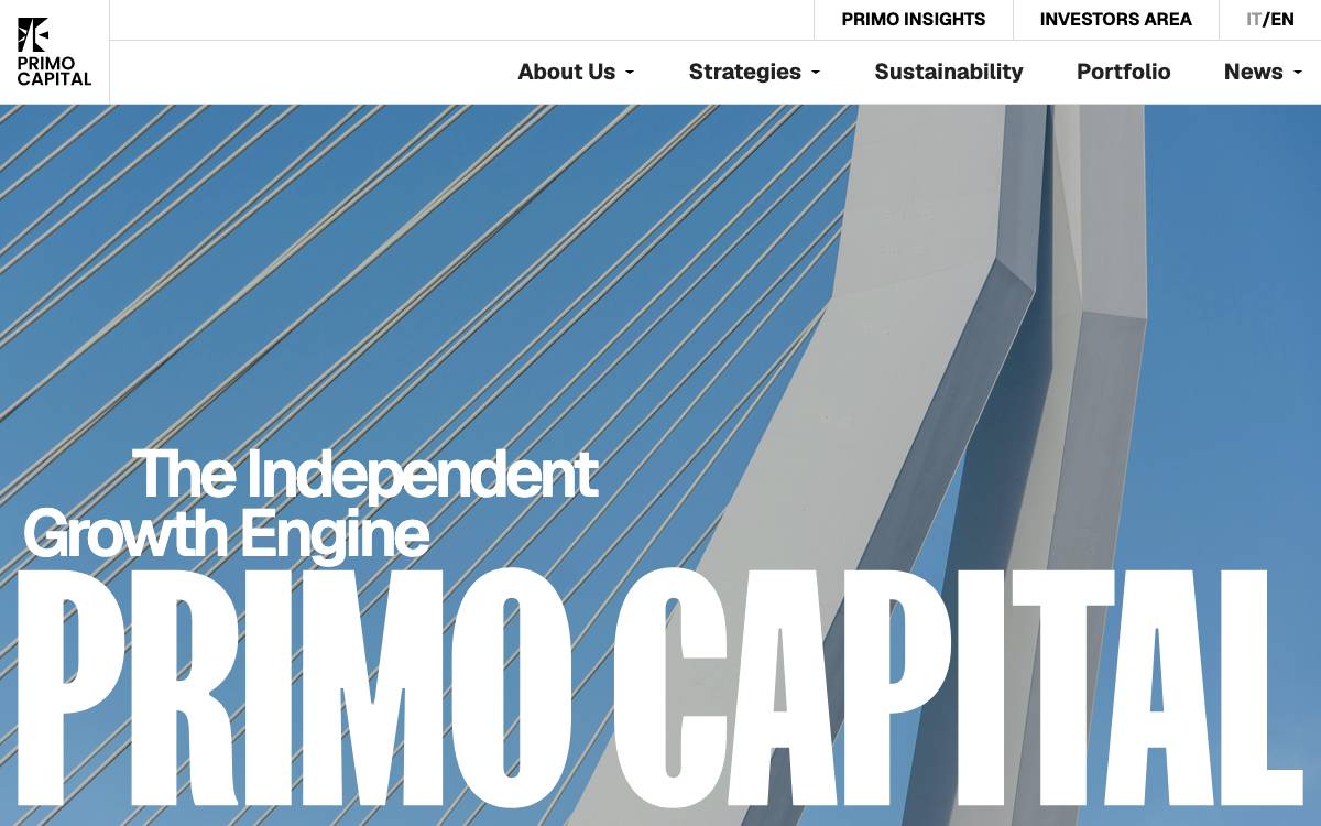 Primo Ventures website preview
