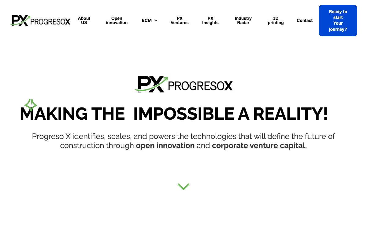 Progreso X website preview