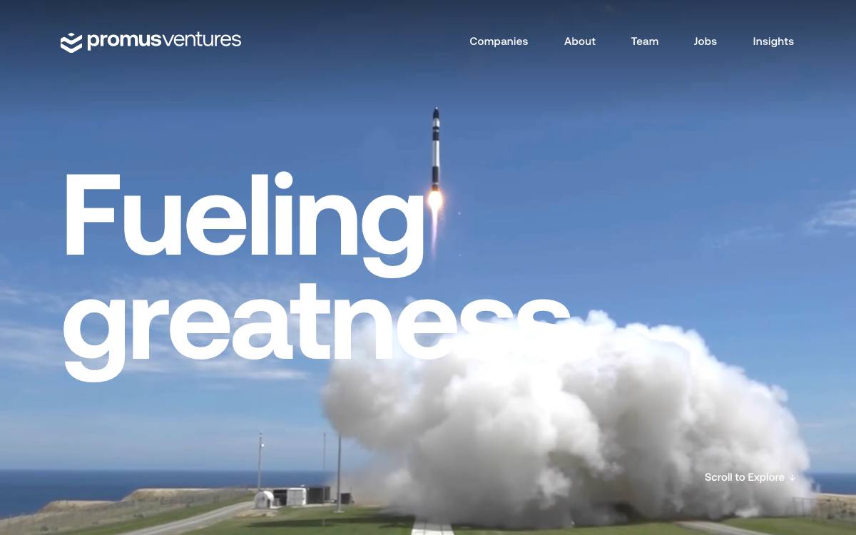 Promus Ventures website preview