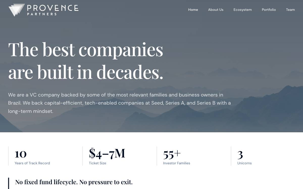 Provence Partners website preview