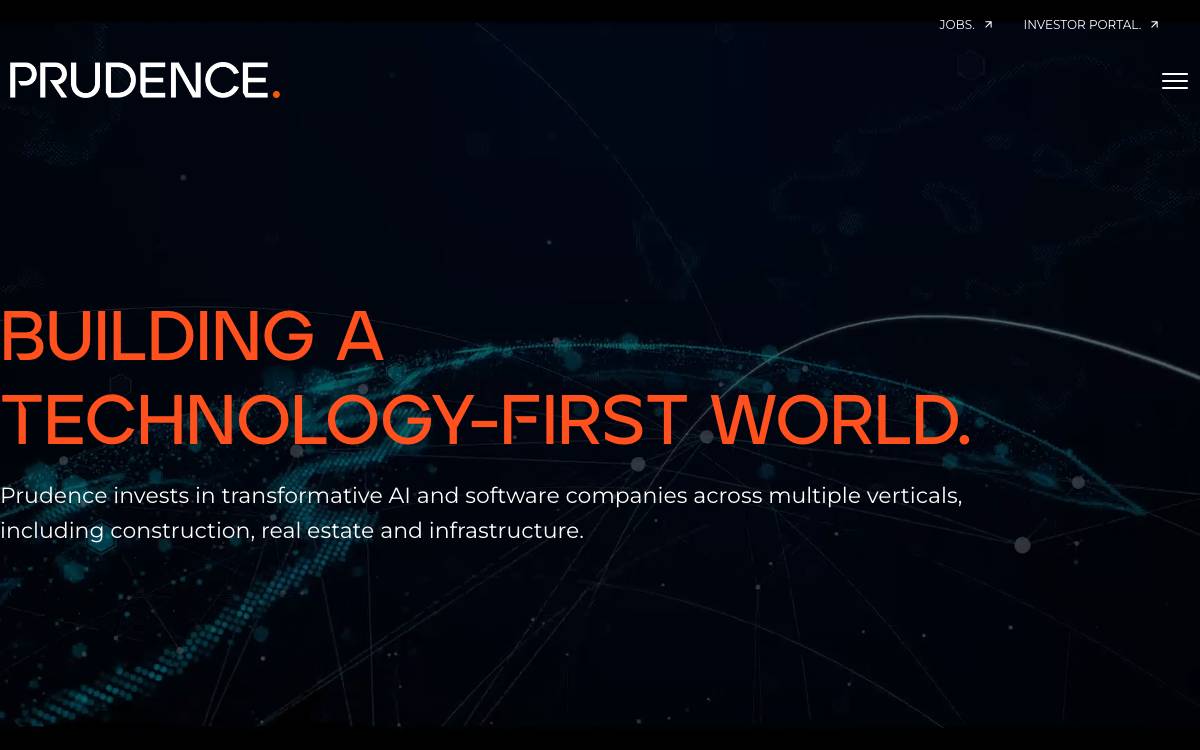 Prudence website preview