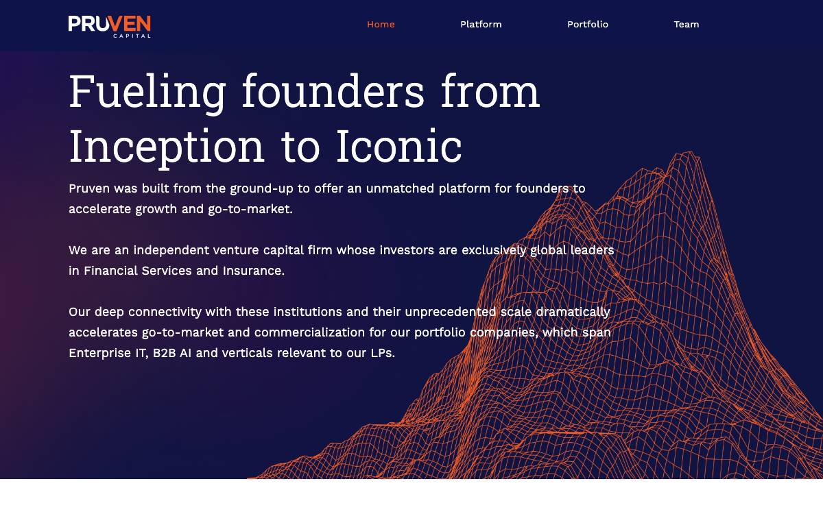 PruVen Capital Partners website preview