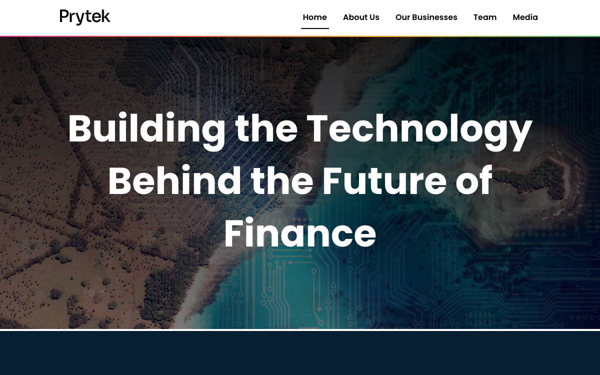 PRYTEK website preview