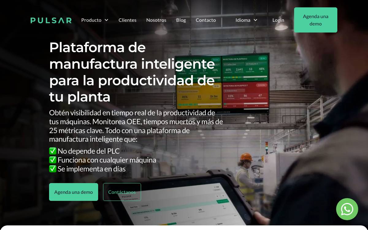Pulsar Global website preview