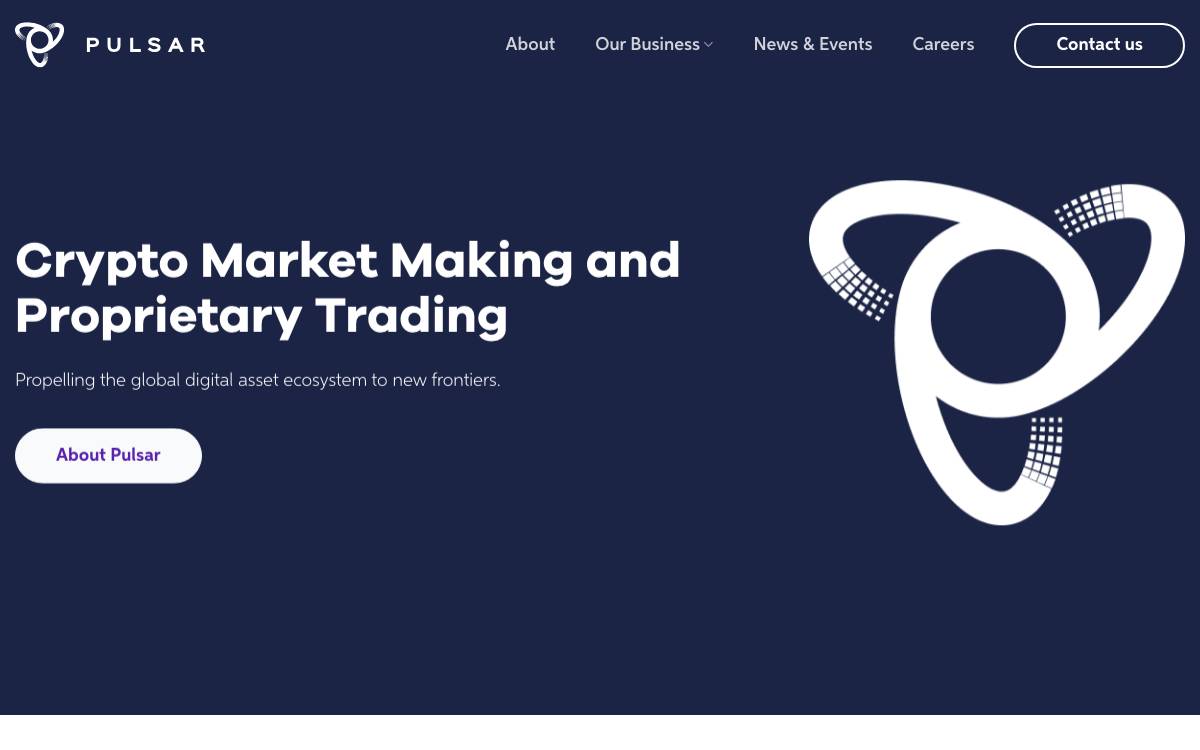 Pulsar Trading Capital website preview