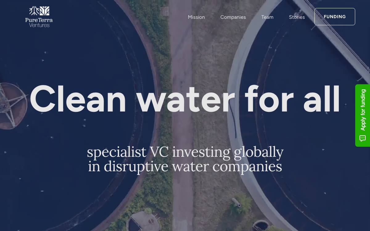 PureTerra Ventures website preview