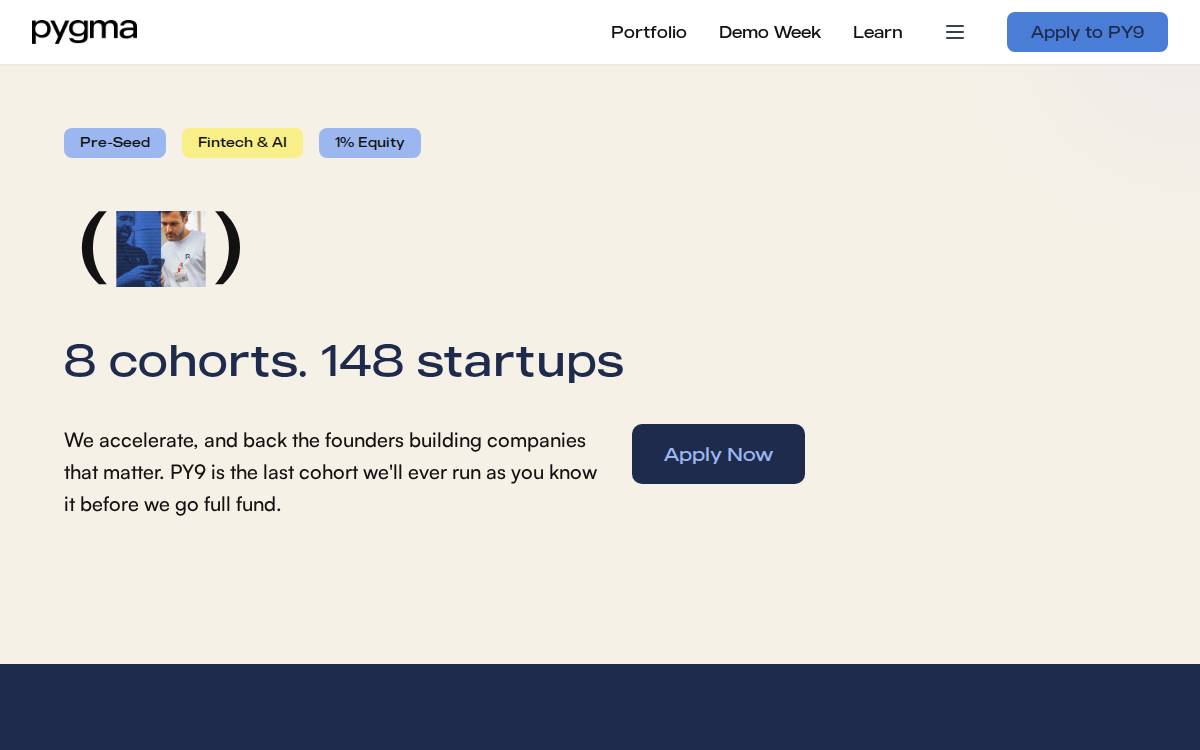 Pygma website preview