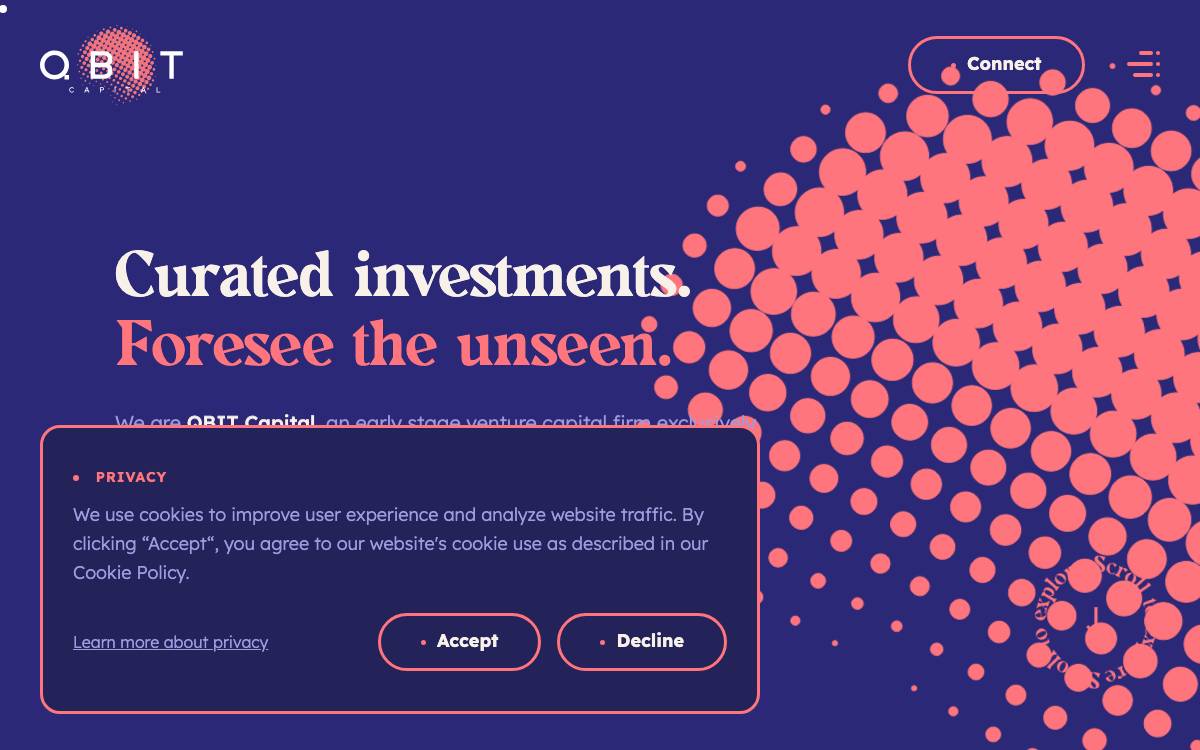 QBIT Capital website preview