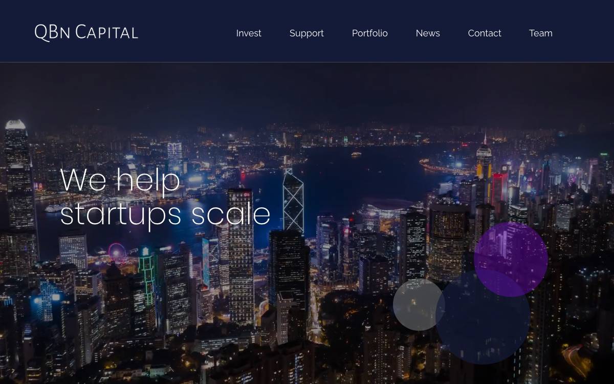 QBN Capital website preview