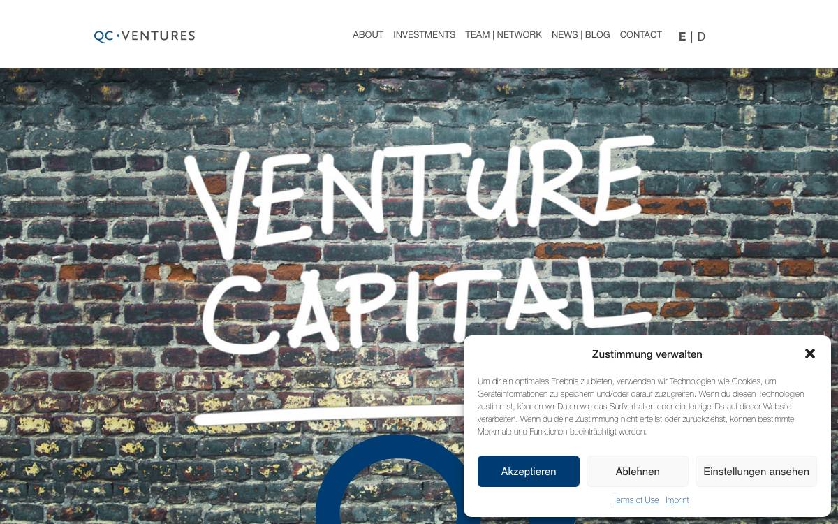 QC·VENTURES website preview