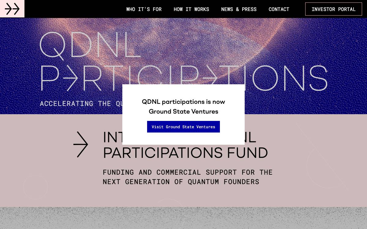QDNL Participations website preview