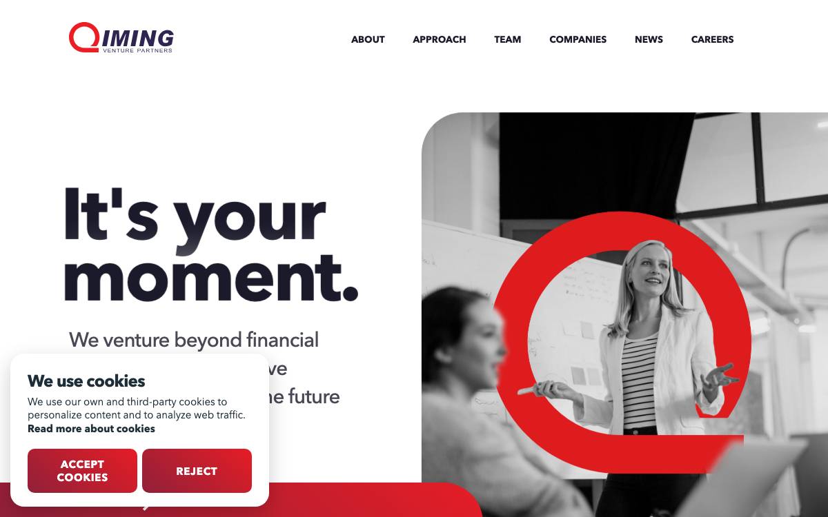 Qiming Venture Partners USA website preview