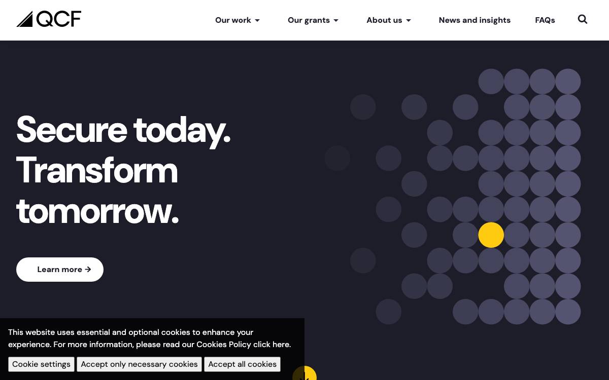 Quadrature Climate Foundation website preview