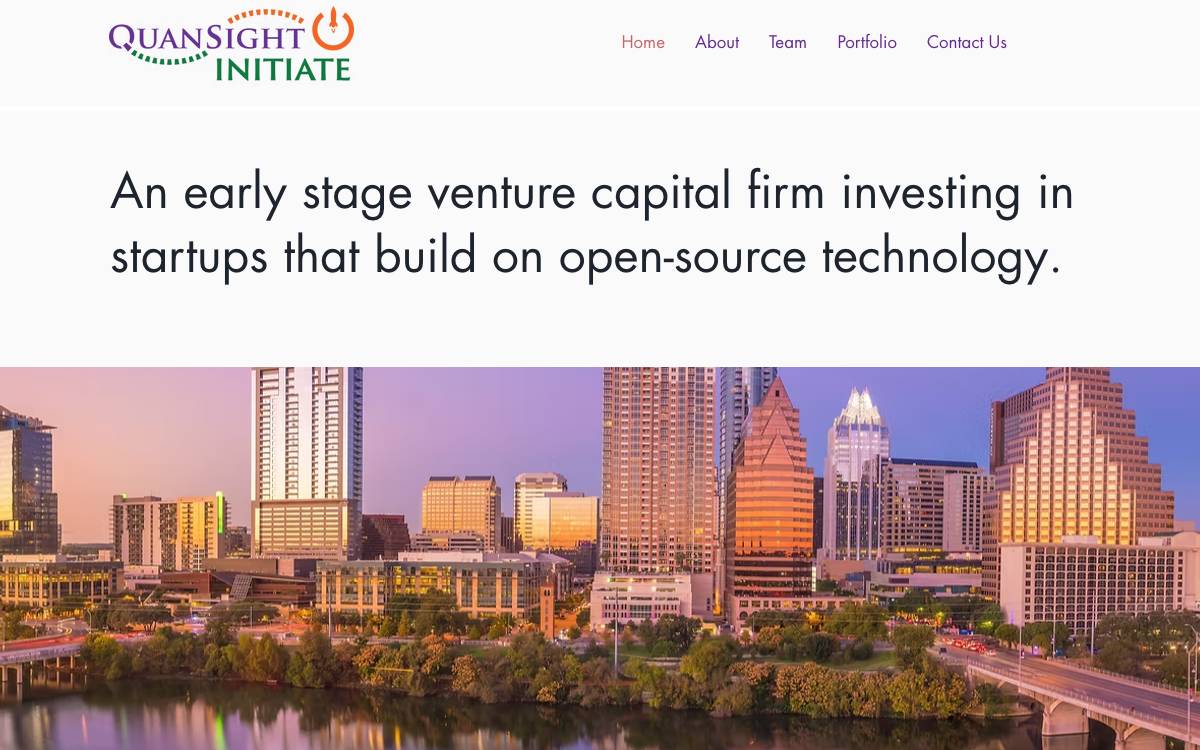 Quansight Initiate website preview