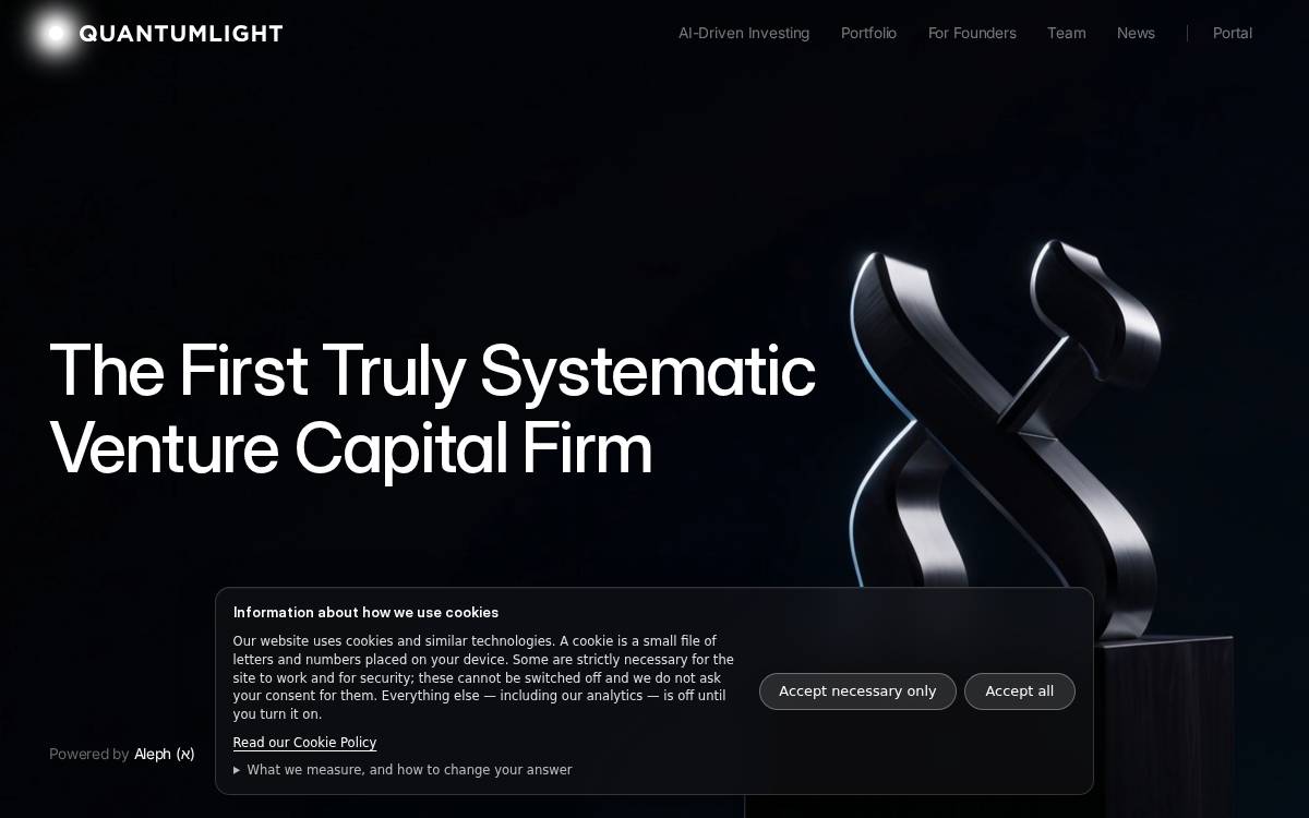 Quantumlight Capital website preview
