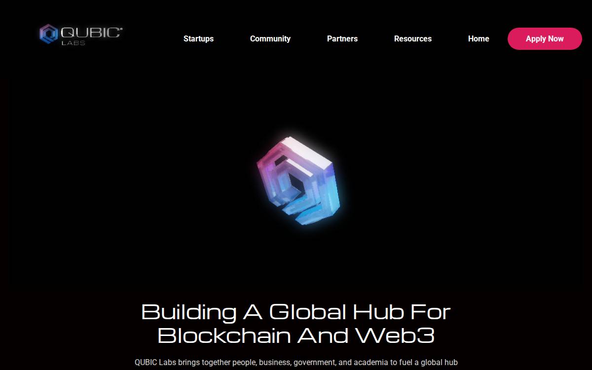 QUBIC Labs website preview