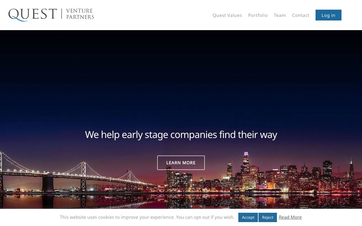 Quest Venture Partners website preview