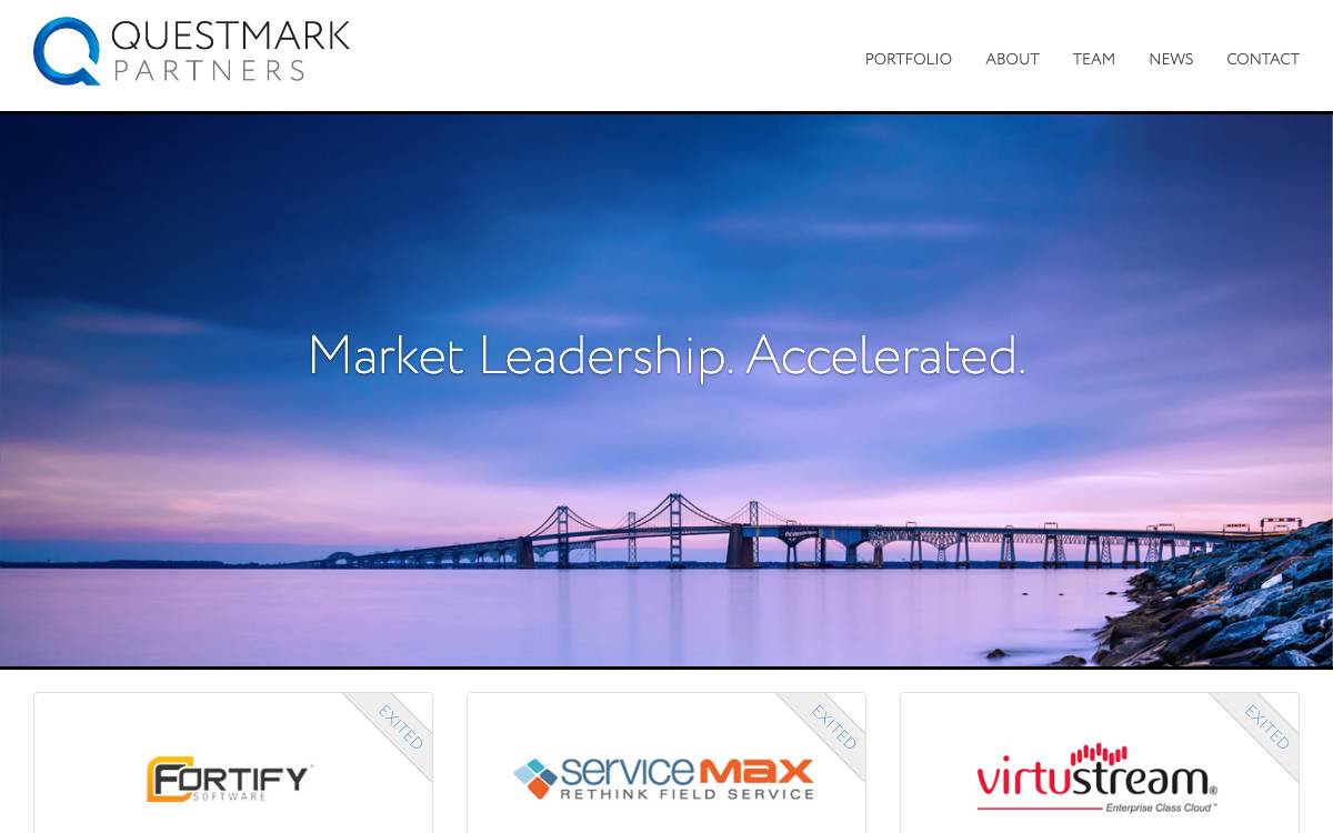 QuestMark Partners website preview