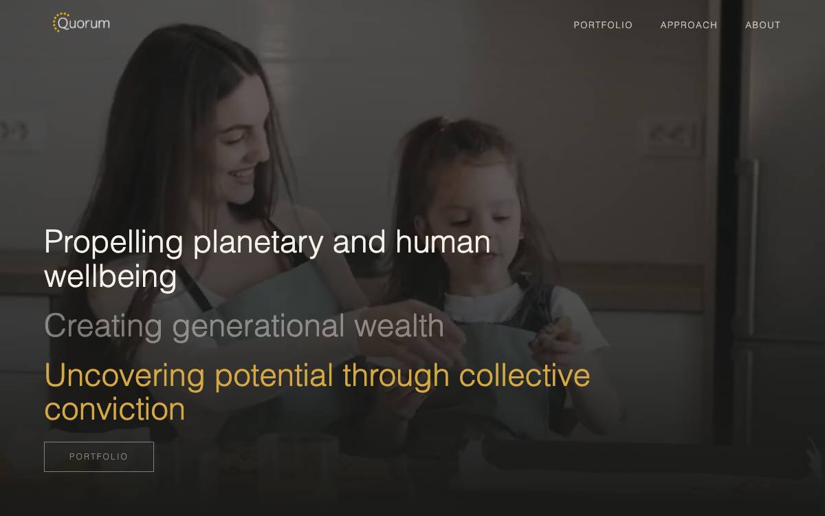 Quorum Capital Partners website preview