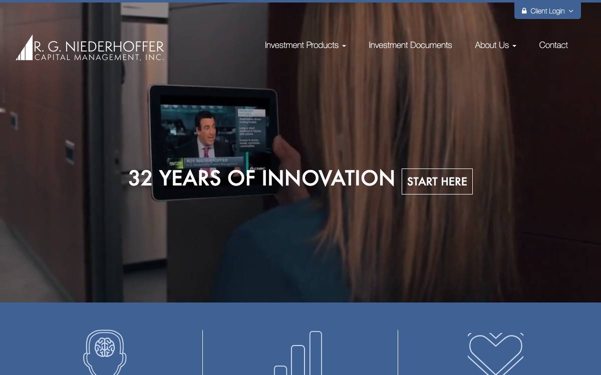 R. G. Niederhoffer Capital Management website preview