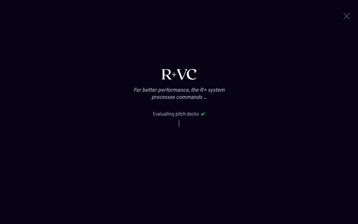 R+ VC website preview