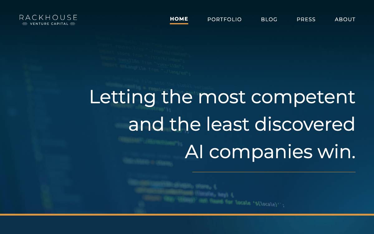 Rackhouse Venture Management Lp website preview