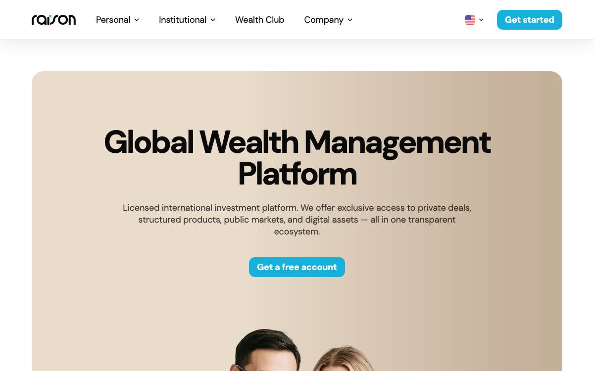 Raison website preview