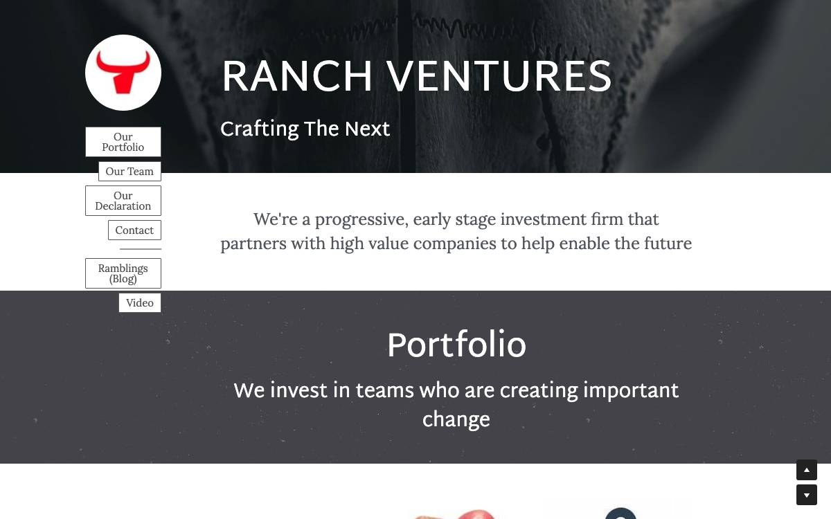 Ranch Ventures website preview