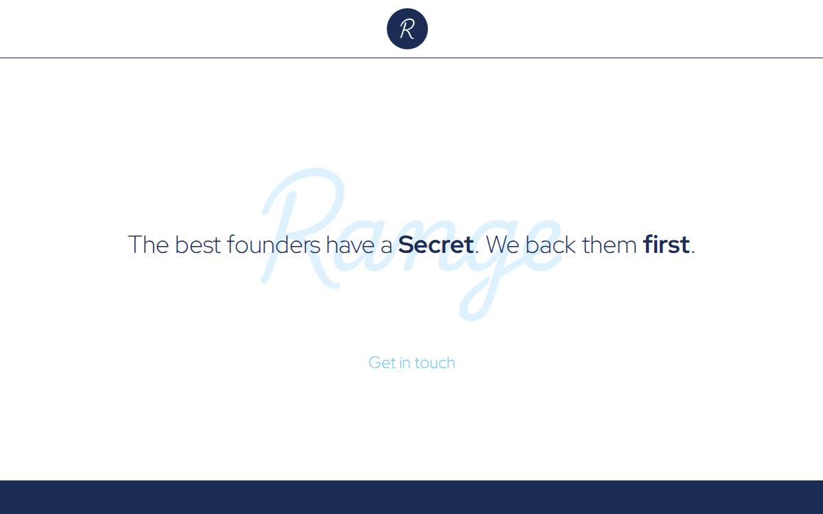 Range VC website preview