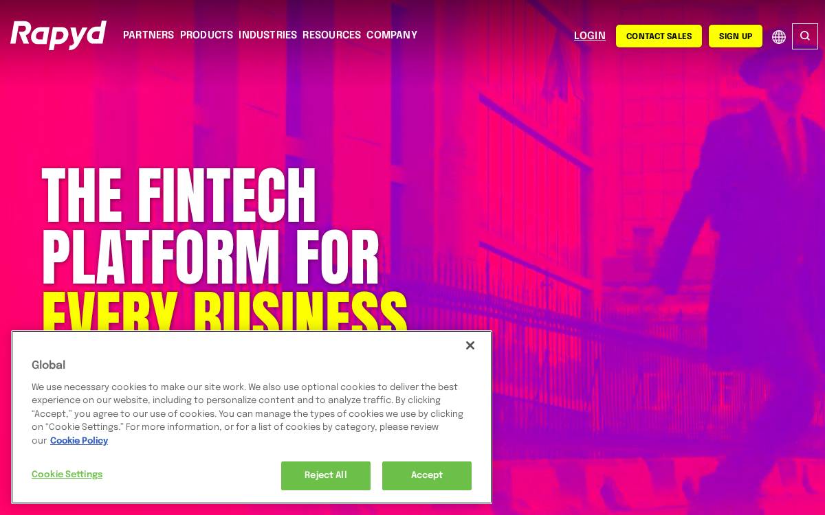 Rapyd Ventures website preview