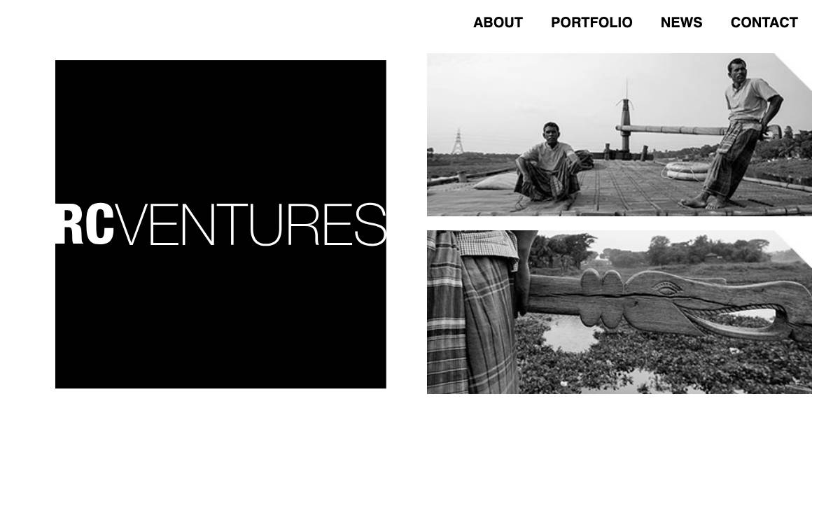 RC Ventures website preview
