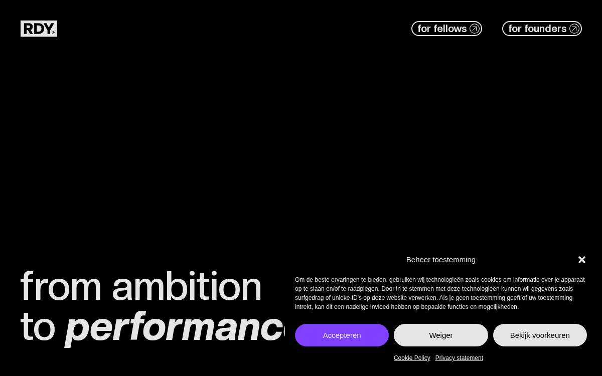 RDY Ventures website preview