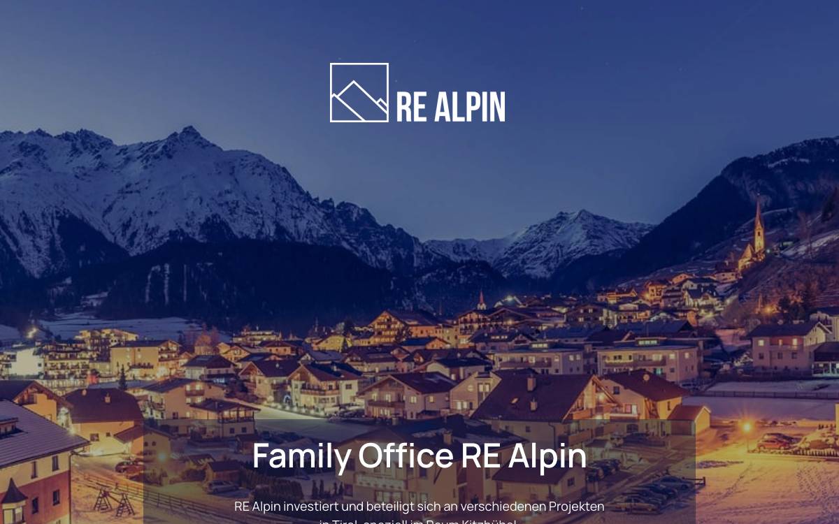 RE Alpin website preview