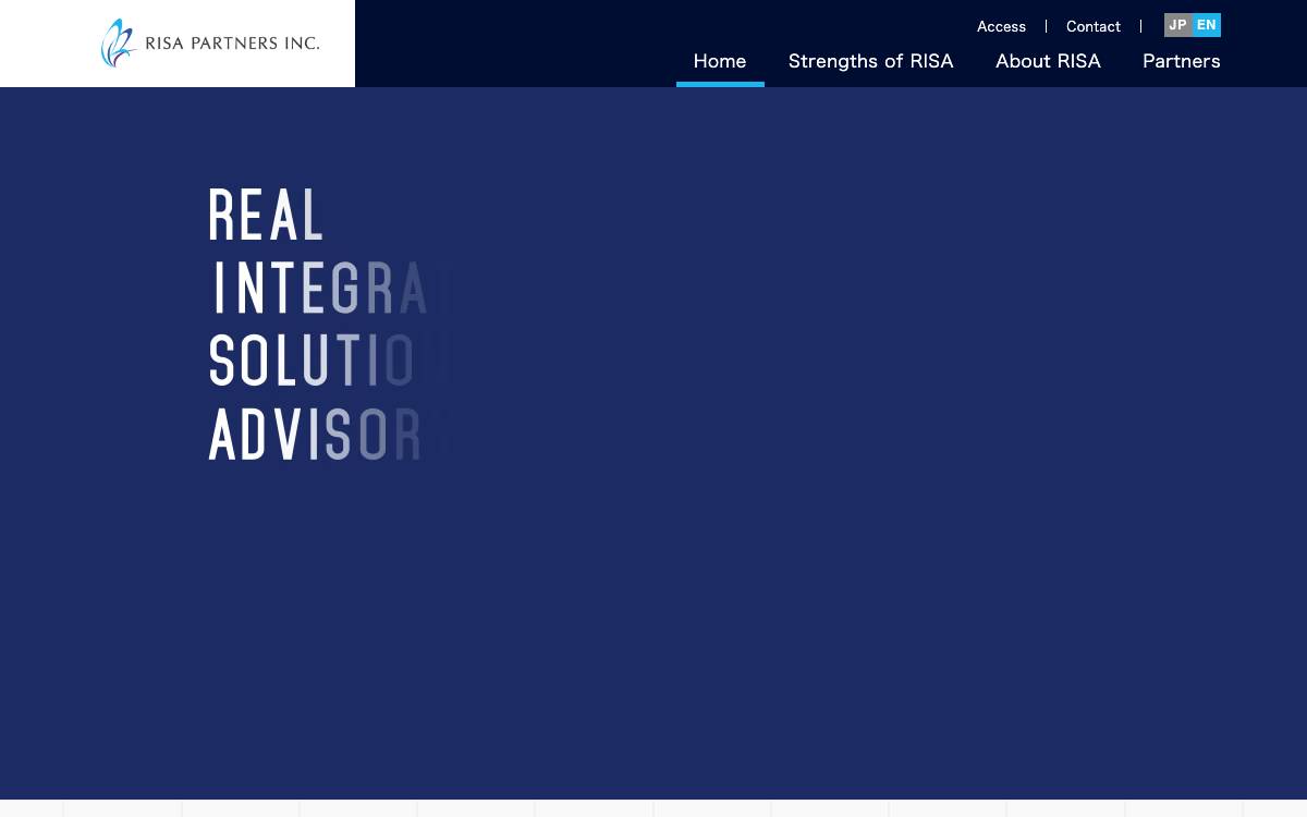 Real Integrated Solution & Advisory website preview