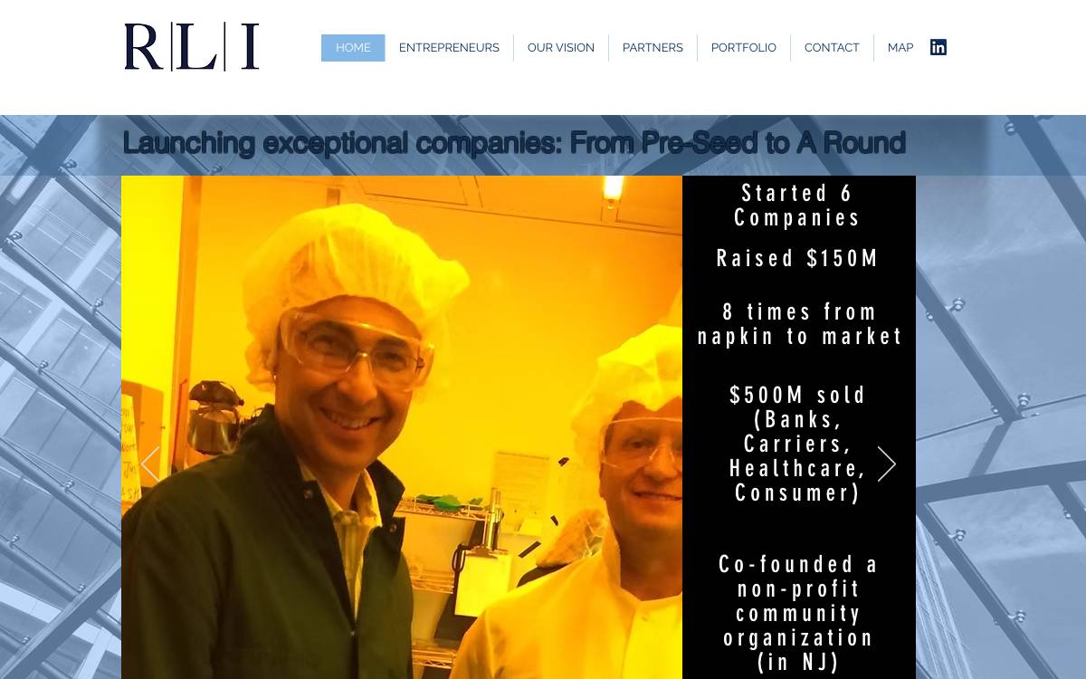 Real-Life Innovations website preview