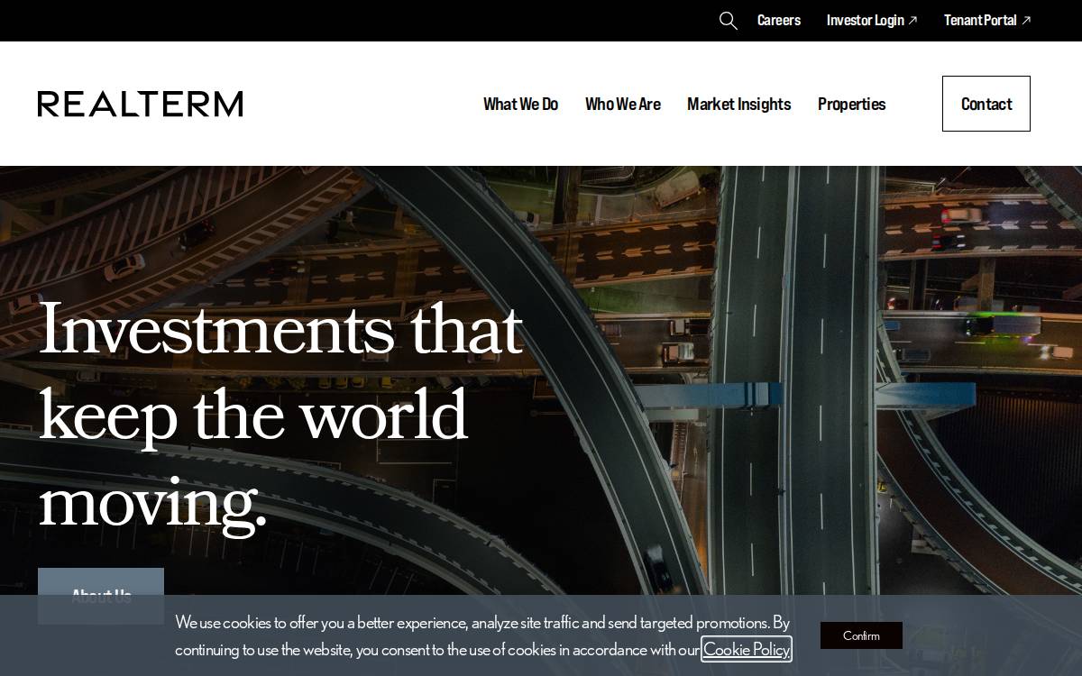 Realterm website preview