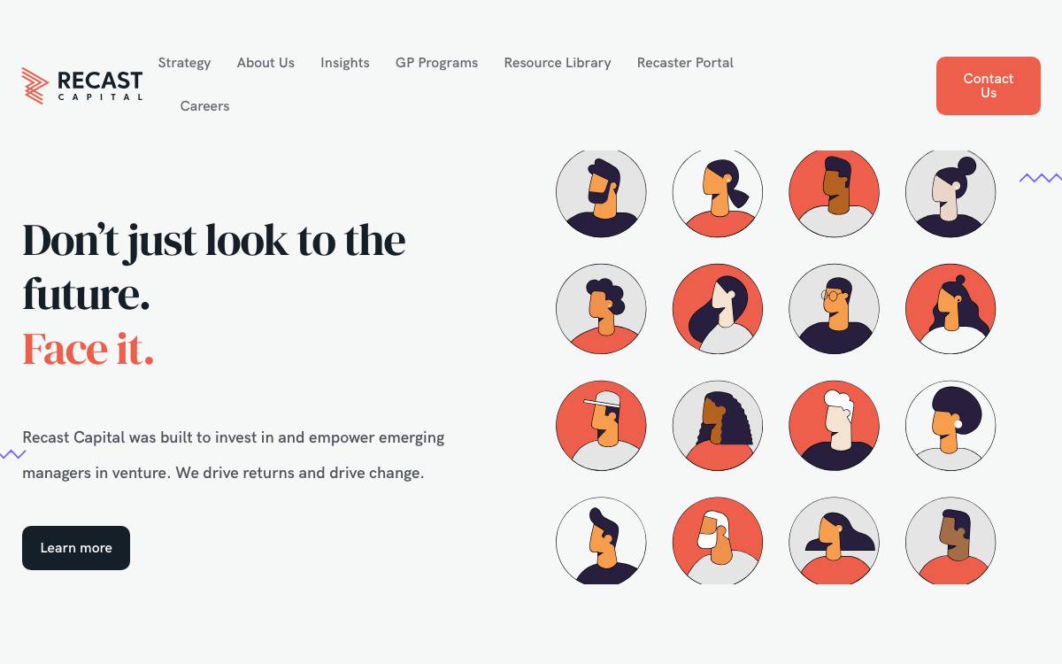 Recast Capital website preview