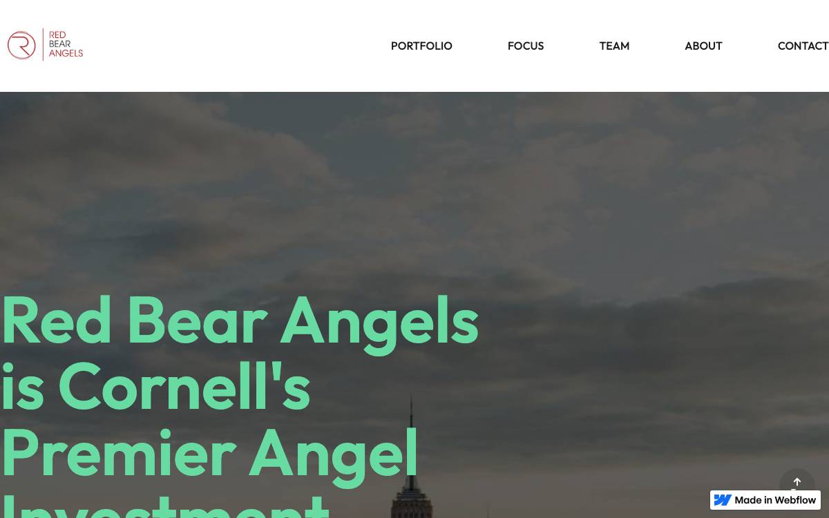 Red Bear Angels website preview
