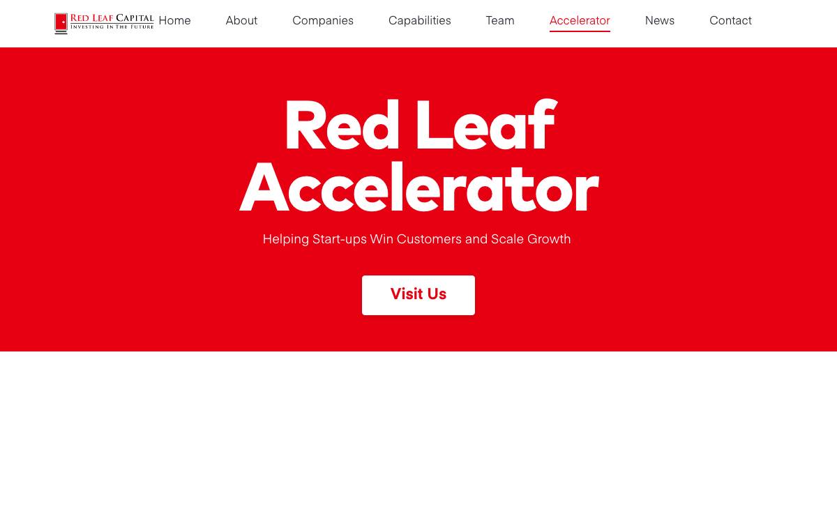 Red Leaf Capital website preview