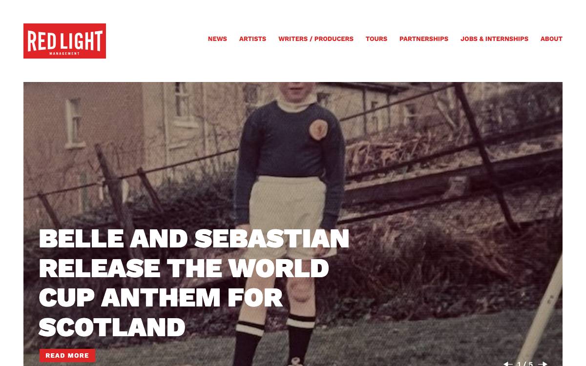 Red Light Management website preview