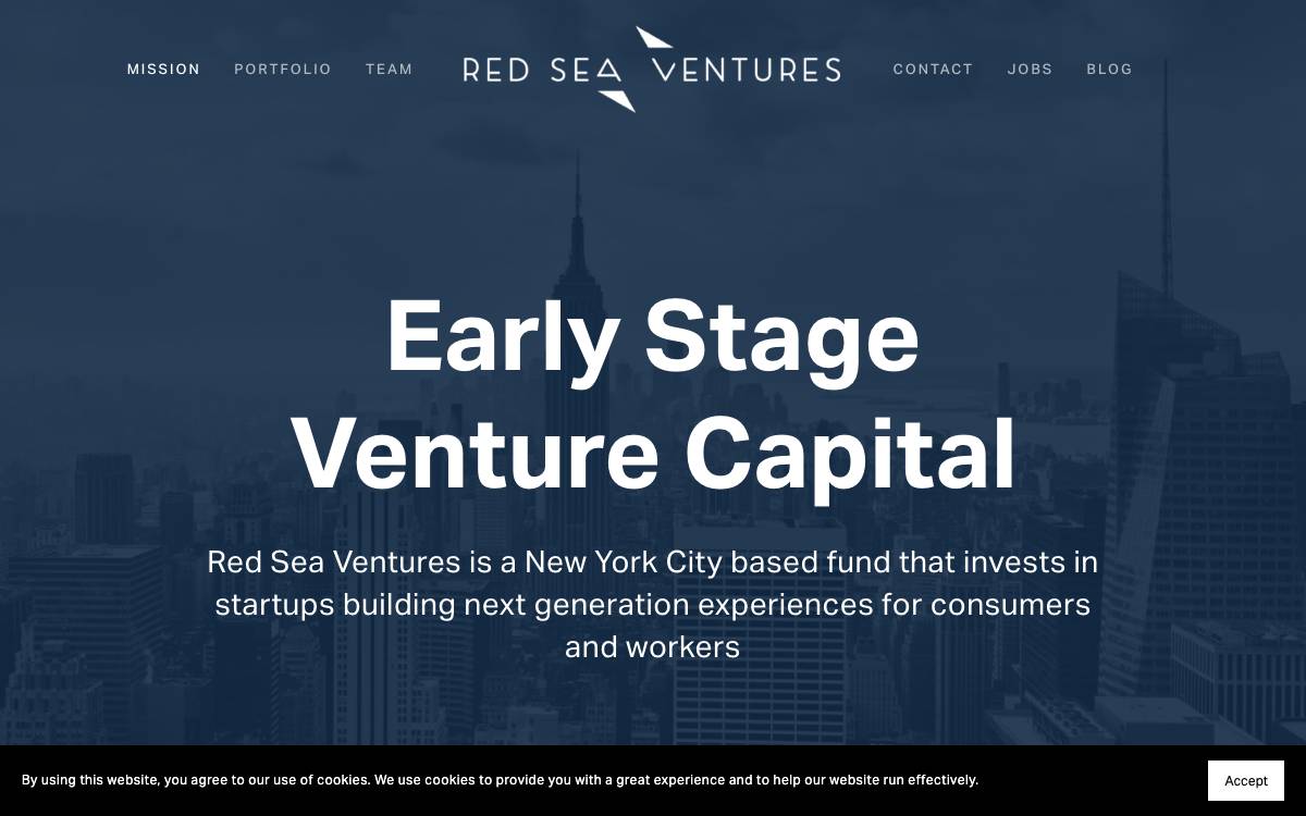 Red Sea Ventures website preview