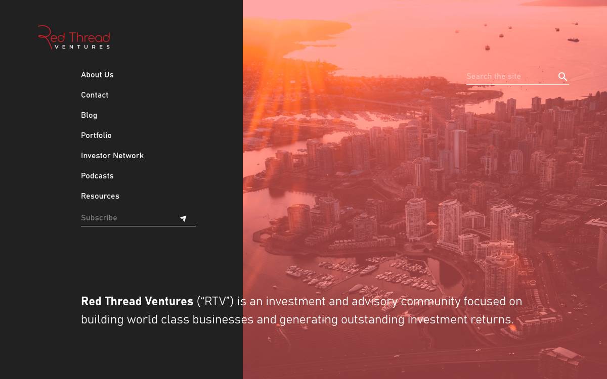 Red Thread Ventures website preview