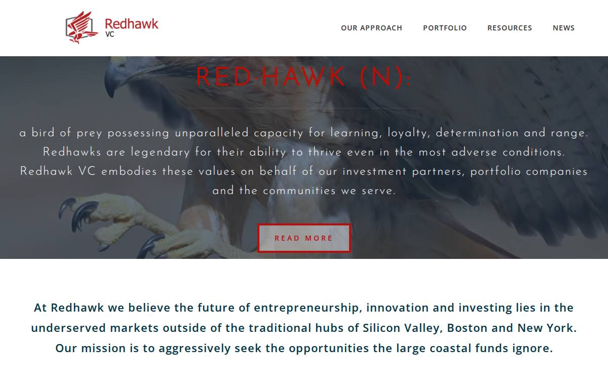 Redhawk VC website preview