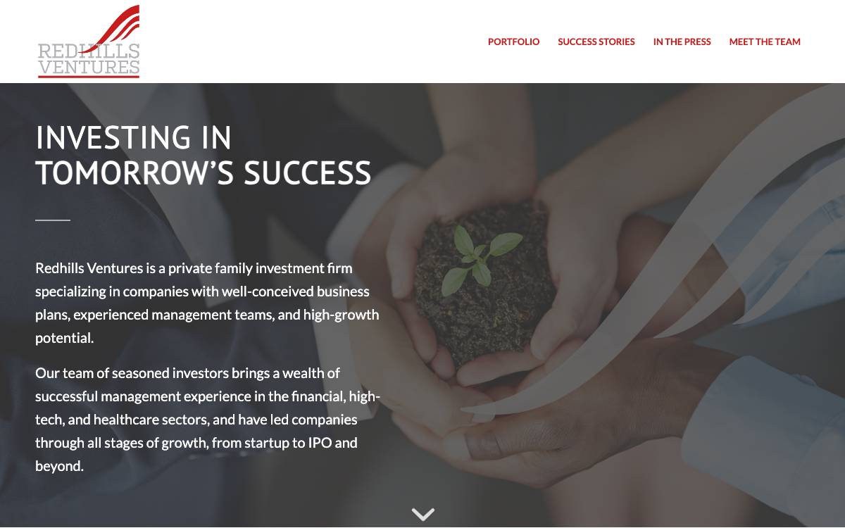 Redhills Ventures LLC website preview