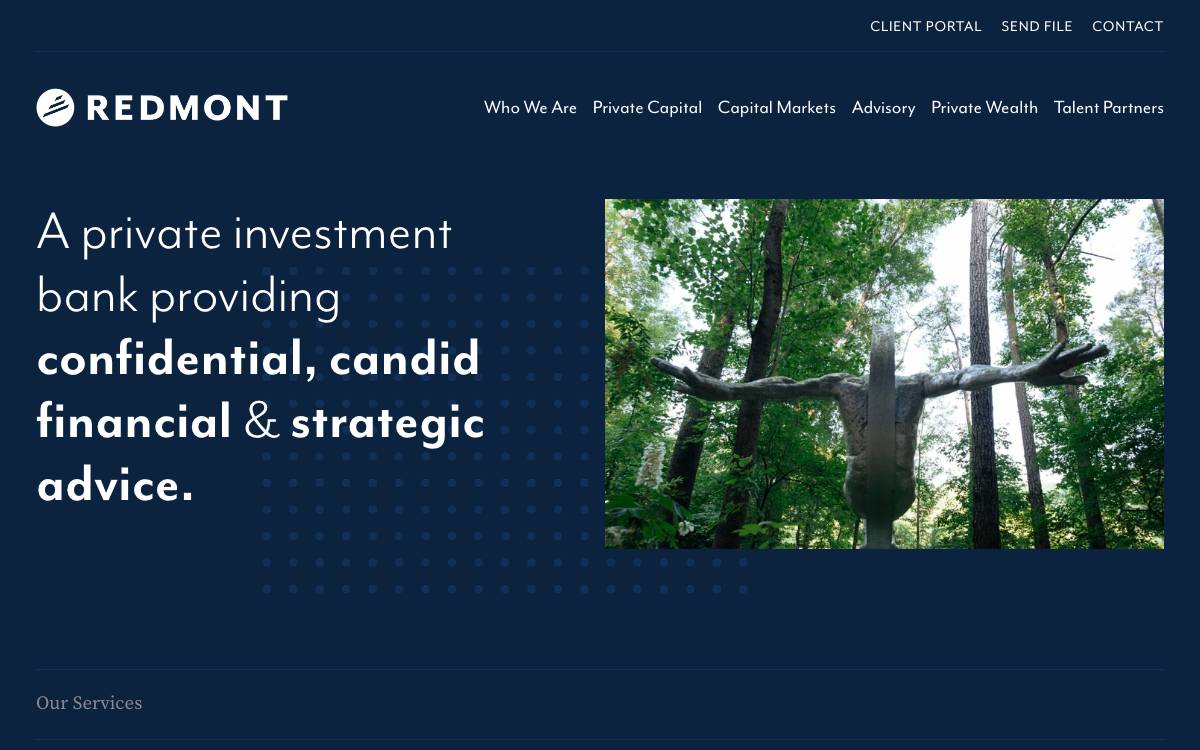 Redmont Capital website preview