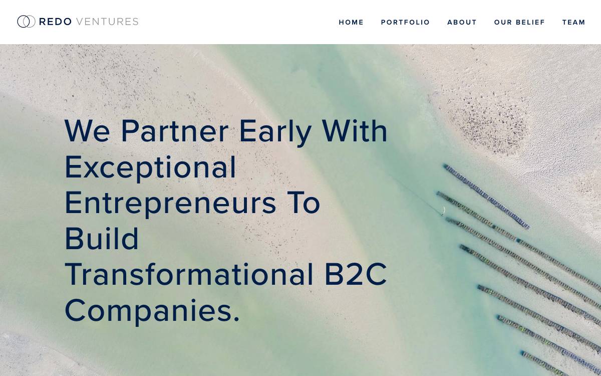 REDO Ventures website preview