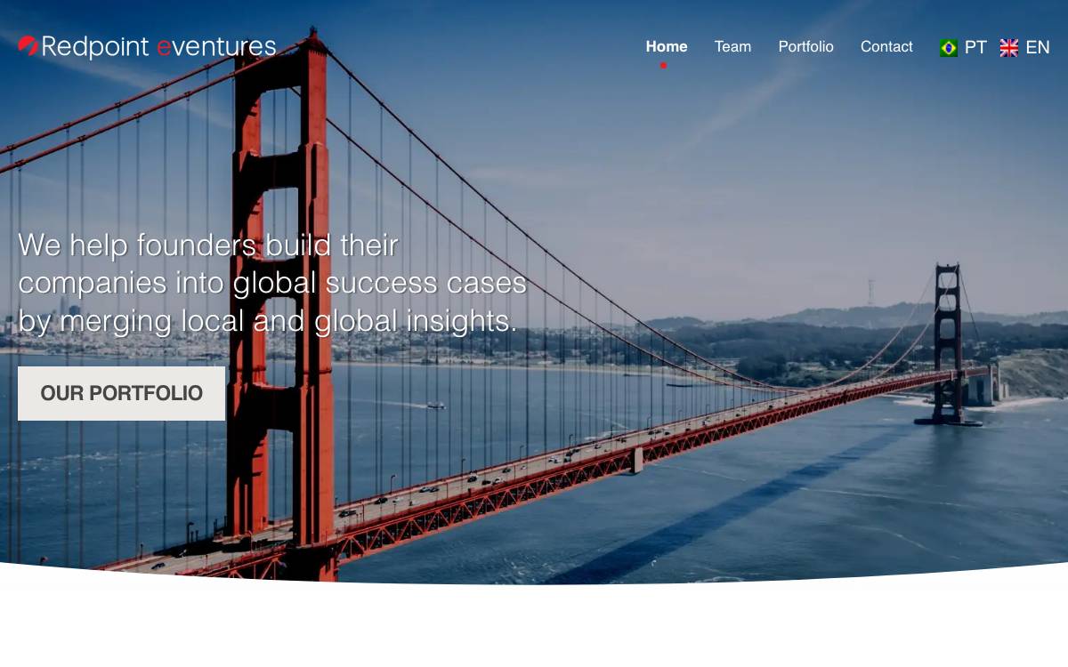 Redpoint eventures website preview